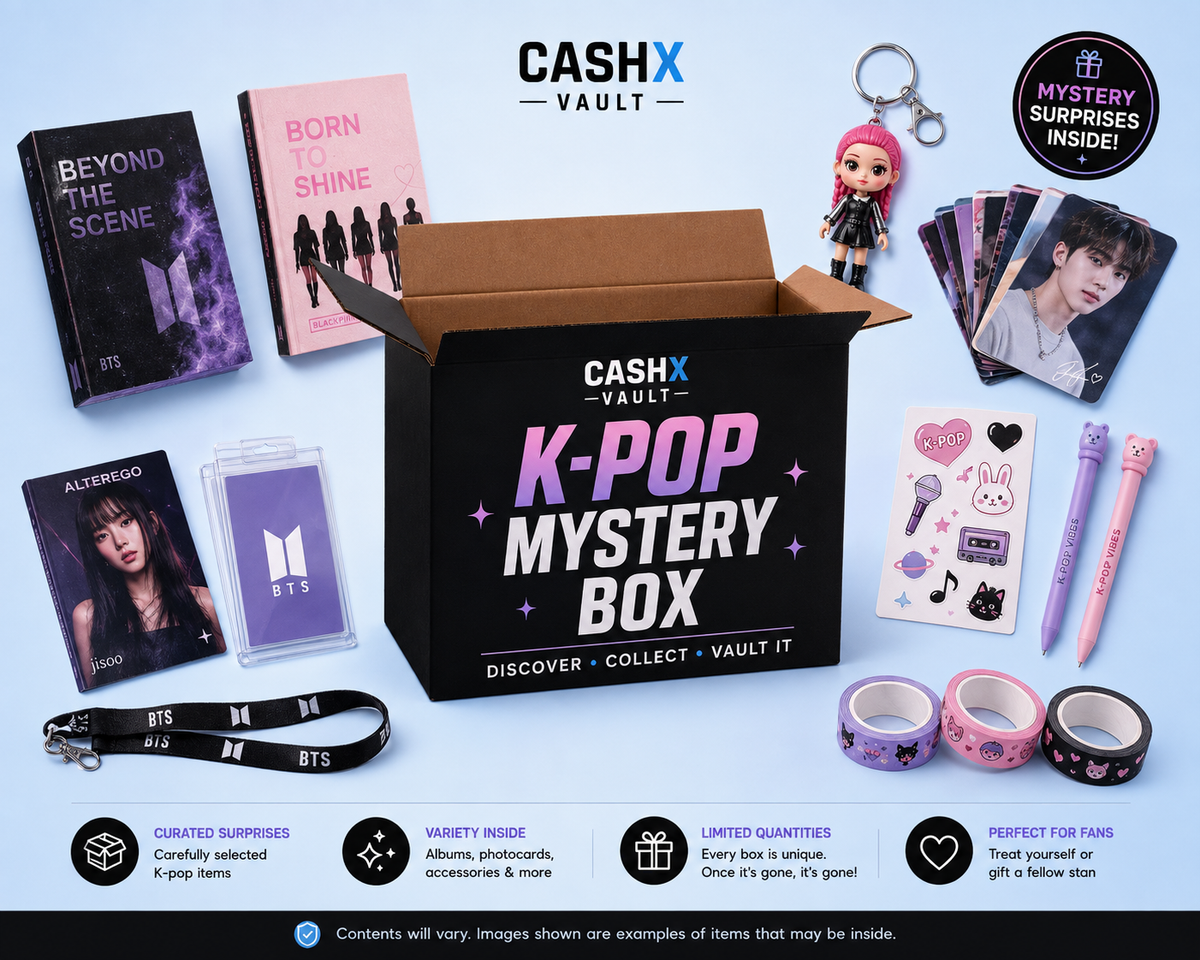 K-Pop Mystery Vault – Albums, Photocards, Collectibles & Surprise Finds