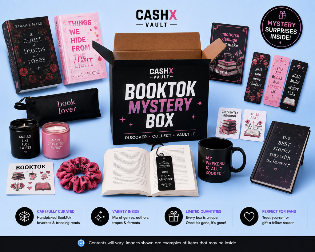 BookTok Mystery Box – Viral Books, Trending Reads & Bookish Surprises | CASHX Vault