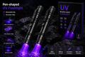 CASHX UV Inspection Pen Light – Portable UV Flashlight for Collectibles, Currency, Thrift Finds & More