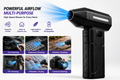Rechargeable High-Speed Air Duster – Powerful Cordless Blower for PC, Keyboard, Car & Electronics Cleaning | CASHX Vault