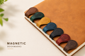 Magnetic Leather Bookmarks – Reusable Page Markers for Books, Journals & Planners | CASHX Vault**
