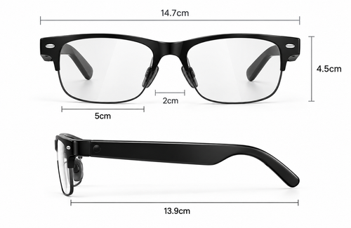 AI Translation Smart Glasses – 160+ Languages & Hands-Free Audio
