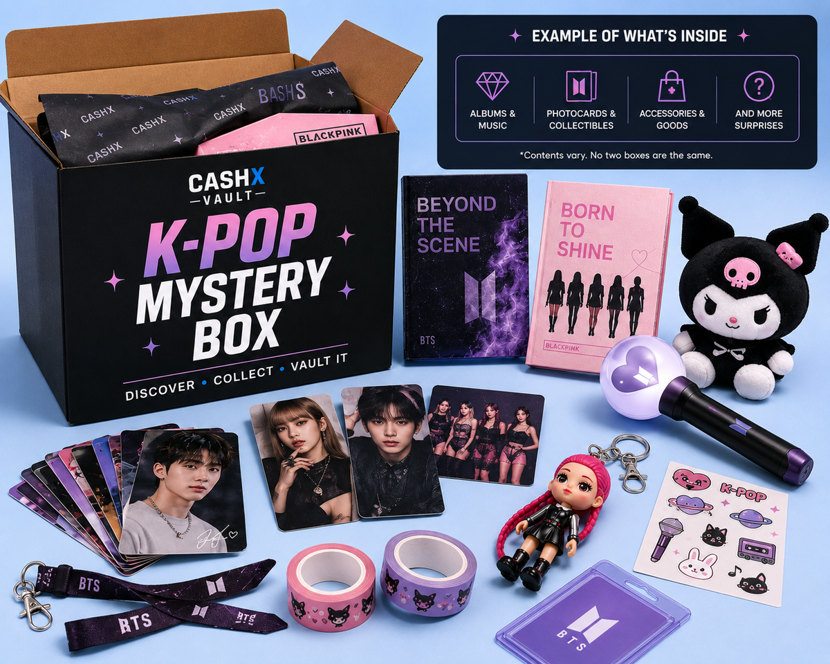 K-Pop Mystery Vault – Albums, Photocards, Collectibles & Surprise Finds