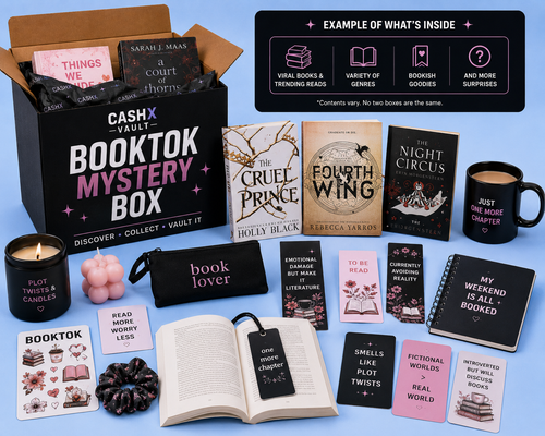 BookTok Mystery Box – Viral Books, Trending Reads & Bookish Surprises | CASHX Vault